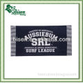 Velour cloth and reactive printed beach towel